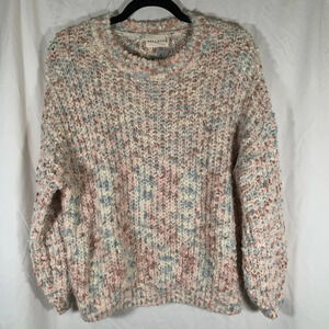 Dreamers Sweater Women’s Small Multicolor Knit Long Sleeve Pullover